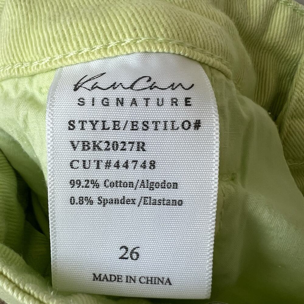 KanCan Signature 90s Straight Cargo Stretch Neon Pants Size 26 - Picture 8 of 10